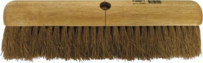 Afbeeldingen van KELFORT Bezem blank gelakt met kokos vezels 600MM