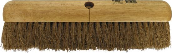 Afbeeldingen van KELFORT Bezem blank gelakt met kokos vezels 600MM