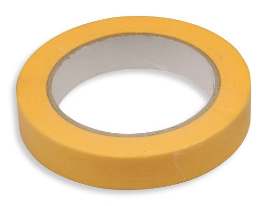 Afbeeldingen van Afplakband professioneel UV-bestendig goud 25MM 50M