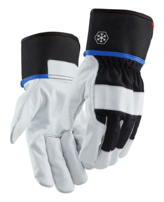 Afbeeldingen van BLÅKLÄDER Werkhandschoen gevoerd 2288 zwart/wit 10