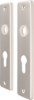 Afbeeldingen van OXLOC Kortschild krukgat + profielcilinder Roma aluminium PC55