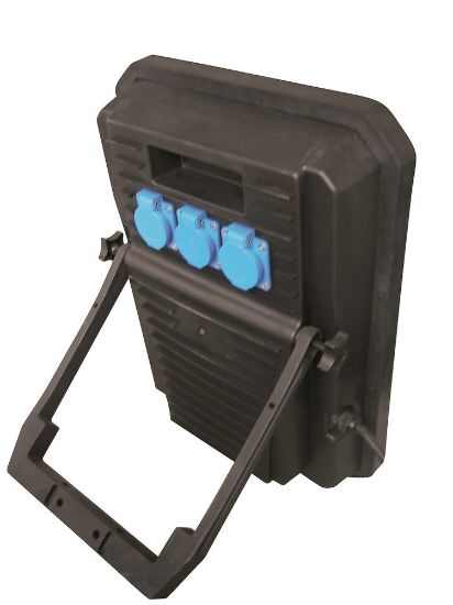 Afbeeldingen van TAB PL bouwlamp 4x36W IP44 9200LM klasse I met 3x VDE stekkerdoos