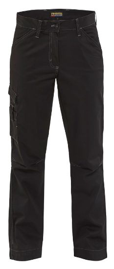 Afbeeldingen van BLÅKLÄDER Werkbroek service dames 7190 zwart C44