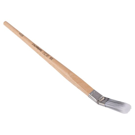 Afbeeldingen van COPENHAGEN PRO Lyonpenseel gebogen 5* synthetisch haar met FSC houten steel 20