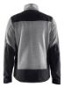 Afbeeldingen van BLÅKLÄDER Gebreid vest met softshell 5942 grijs mêlee/zwart XS