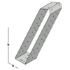 Afbeeldingen van GEBR. BODEGRAVEN Gordinglas SV 63X200MM 1,5MM