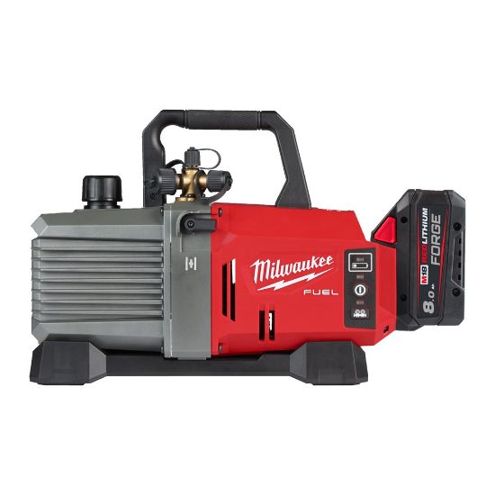Afbeeldingen van MILWAUKEE Accu vacuümpomp M18FVP5-801 18V 55CFM 2x 8,0Ah