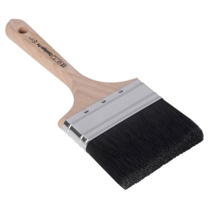 Afbeeldingen van COPENHAGEN PRO Platte olie kwast 5* synthetisch haar met FSC houten steel 100