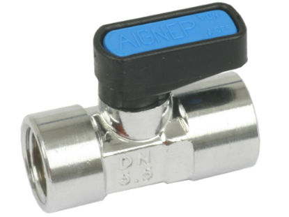 Afbeeldingen van 3-weg kogelkraan BI/BI met ontluchting G⅛XG⅛"