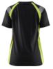 Afbeeldingen van BLÅKLÄDER T-shirt dames Visible 3402 zwart/High Vis geel M