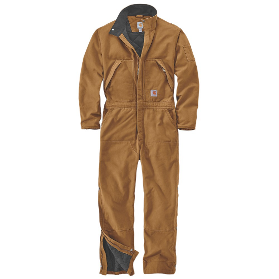 Afbeeldingen van CARHARTT Overall geïsoleerd washed duck 104396 bruin 4XL
