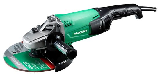 Afbeeldingen van HIKOKI Haakse slijper G23SWU2UGZ 230V 2200W 230MM dodemans schakelaar in doos