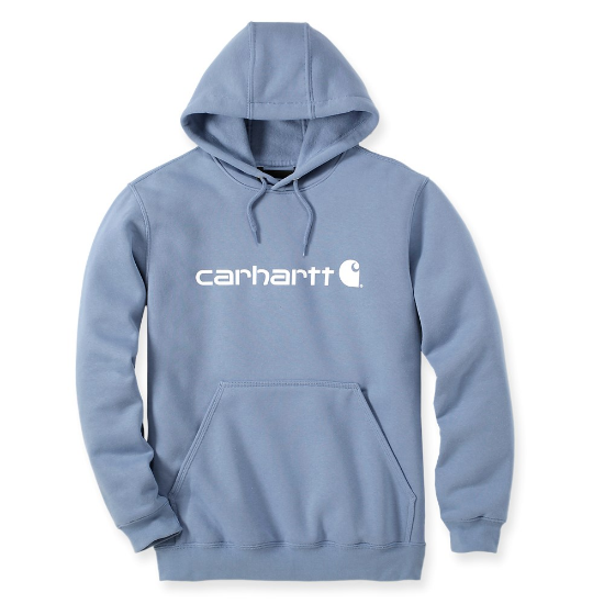 Afbeeldingen van CARHARTT Sweatshirt met capuchon en logo 100074 skystone M
