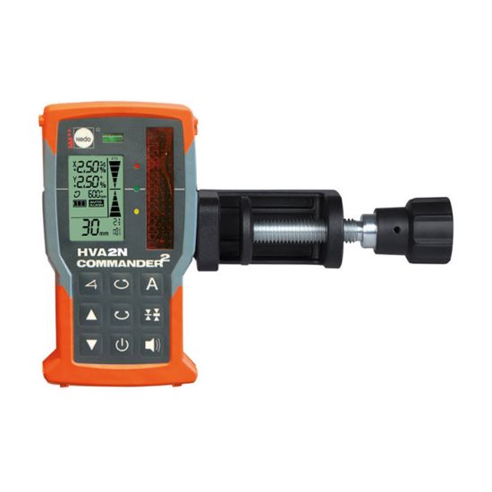 Afbeeldingen van NEDO Laserontvanger COMMANDER 2 HVA2N met hellingbewaking en Heavy-Duty baakklem 430375