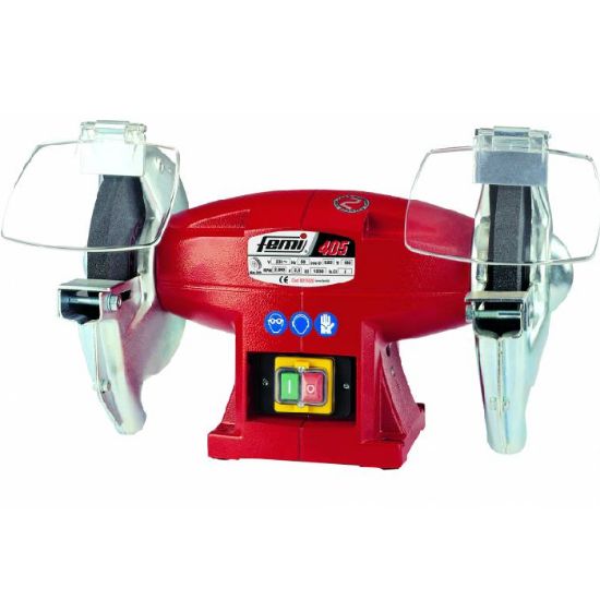 Afbeeldingen van FEMI Werkbankslijpmachine 405 200MM 500W enkele fase dubbele wielen