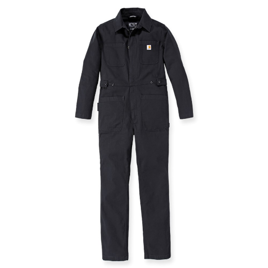Afbeeldingen van CARHARTT Overall canvas relaxed fit dames 106071 zwart M