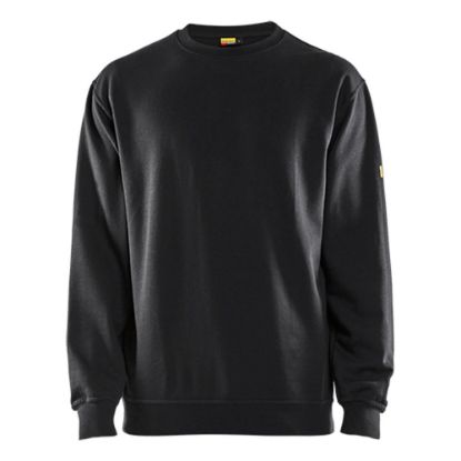 Afbeeldingen van BLÅKLÄDER Sweatshirt vlamvertragend 3074 zwart 2XL
