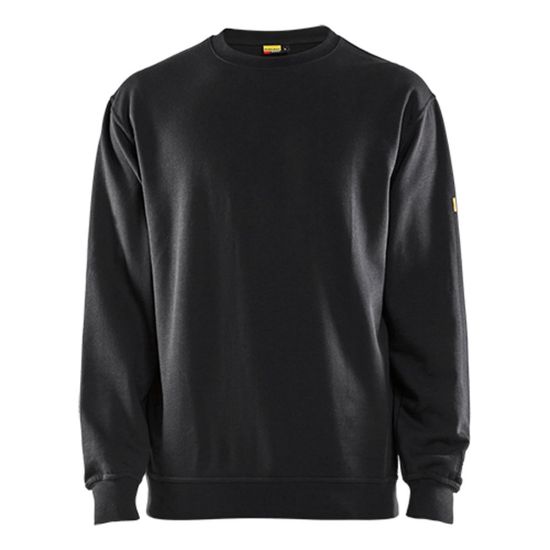 Afbeeldingen van BLÅKLÄDER Sweatshirt vlamvertragend 3074 zwart 4XL