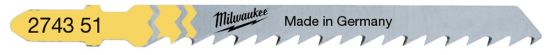 Afbeeldingen van MILWAUKEE Decoupeerzaagblad hout T101D 75X4MM 5x