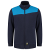 Afbeeldingen van TRICORP Sweatvest bi-colour Naden 302014 inkt/turquoise 3XL