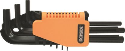 Afbeeldingen van IRONSIDE Inbussleutelset 1,5-10MM met vouwhouder 9x
