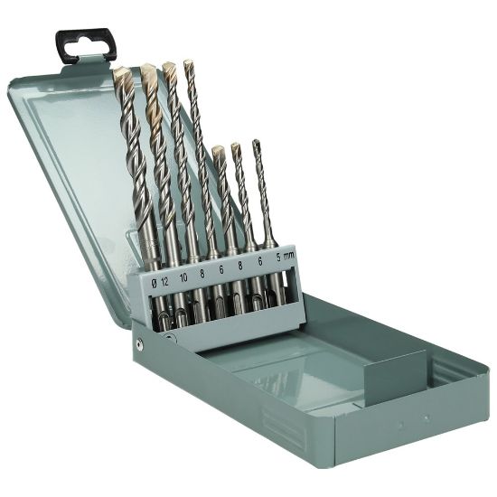 Afbeeldingen van SDS-Plus set 5/6/8X110 + 6/8/10/12X160MM 7x