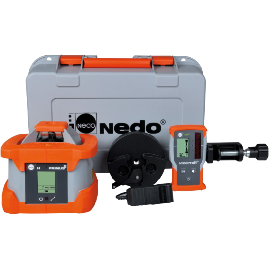 Afbeeldingen van NEDO Rotatielaser Primus 2H laserklasse 3R met ACCEPTORpro+