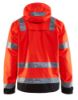 Afbeeldingen van BLÅKLÄDER Jack ongevoerd 4837 High Vis rood/zwart S