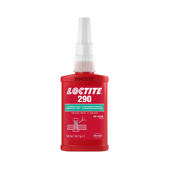 Afbeeldingen van LOCTITE Schroefdraadborging 290 hoge sterkte capillaire werking 50ML