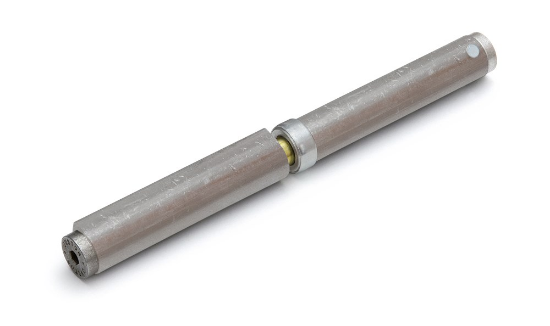 Afbeeldingen van Aanlaspaumelle RVS veer & kogellager 235X22MM