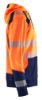 Afbeeldingen van BLÅKLÄDER Hoodie 3546 High Vis oranje/marineblauw M