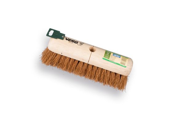 Afbeeldingen van Kamerveger 1528W kokos blank 28CM 