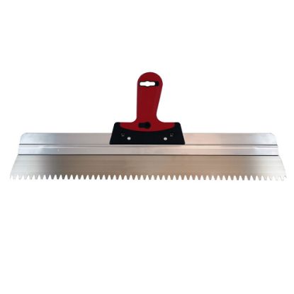 Afbeeldingen van MELKMEISJE Spackmes RVS vertand softgrip dik 400MM