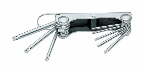 Afbeeldingen van GEDORE Stiftsleutelset TORX T9-T40 SCL 43 TX-80 8x