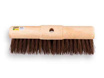 Afbeeldingen van Wegenbouwbezem ronde kap BAHIA vezel 45CM