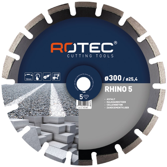 Afbeeldingen van ROTEC Diamantzaagblad ASPHALT 400X3,4X25,4MM