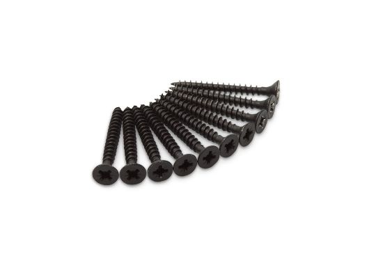 Afbeeldingen van Schroeven zwart RVS pozidriv 4,5X40MM