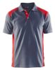 Afbeeldingen van BLÅKLÄDER Poloshirt piqué 3324 grijs/rood XS