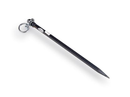 Afbeeldingen van DE WIT Stik/Spit 50CM lang met draaiwartel en gesmede punt 