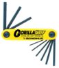 Afbeeldingen van BONDHUS Opvouwbare inbussleutelset GORILLAGRIP 5/64"-¼" 