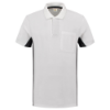 Afbeeldingen van TRICORP Poloshirt bi-colour met borstzak 202002 wit/donkergrijs 2XL