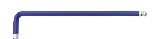 Afbeeldingen van WIHA Stiftsleutel zeskantkogelkop fluoriserend donkerblauw 369F 8MM