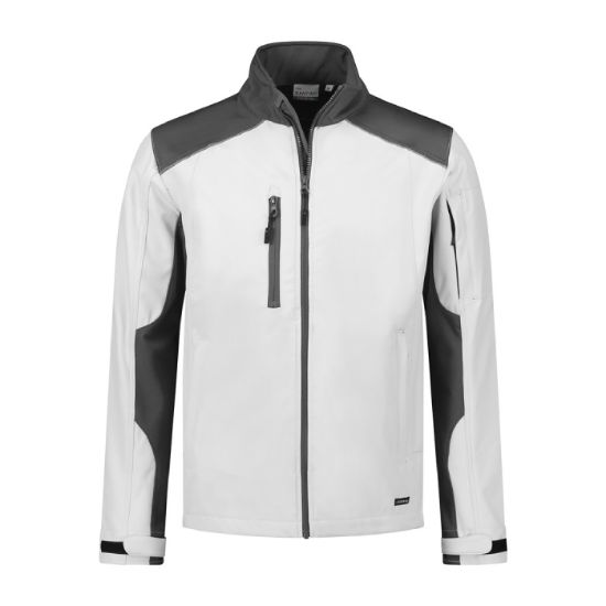 Afbeeldingen van SANTINO Softshell jas Tour wit/grafiet 5XL