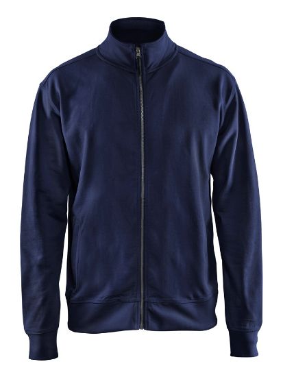 Afbeeldingen van BLÅKLÄDER Sweatshirt met rits 3371 marineblauw L