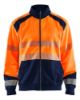 Afbeeldingen van BLÅKLÄDER Sweater met rits 3558 High Vis oranje/marineblauw L