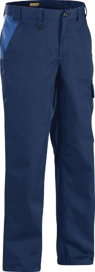 Afbeeldingen van BLÅKLÄDER Werkbroek industrie 1404 marineblauw/korenblauw C146