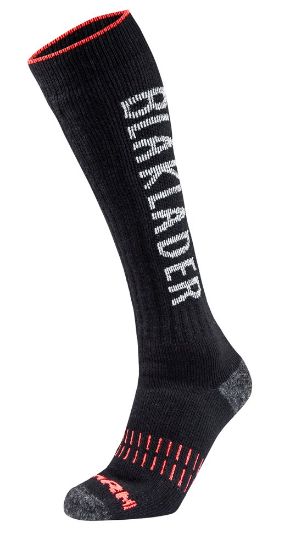 Afbeeldingen van BLÅKLÄDER Sokken XWARM 2193 zwart/neonrood 45-48
