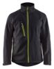 Afbeeldingen van BLÅKLÄDER Softshell jack 4950 zwart/High Vis geel 2XL