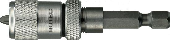 Afbeeldingen van ROTEC Bithouder E6,3X65MM magnetisch t.b.v. snelboorschroef inclusief bit PH 2R