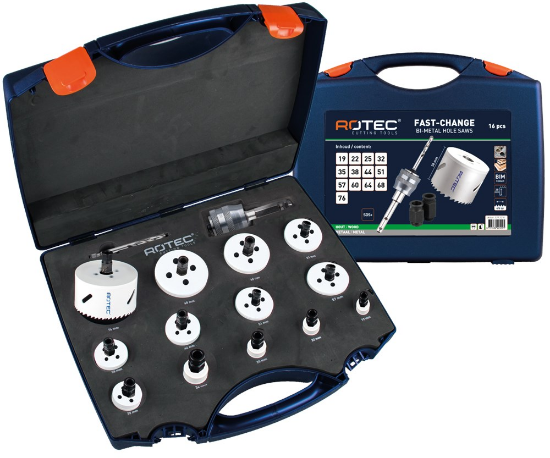 Afbeeldingen van ROTEC Gatzagenset FC 527 allround SDS-Plus 16x 19-76MM